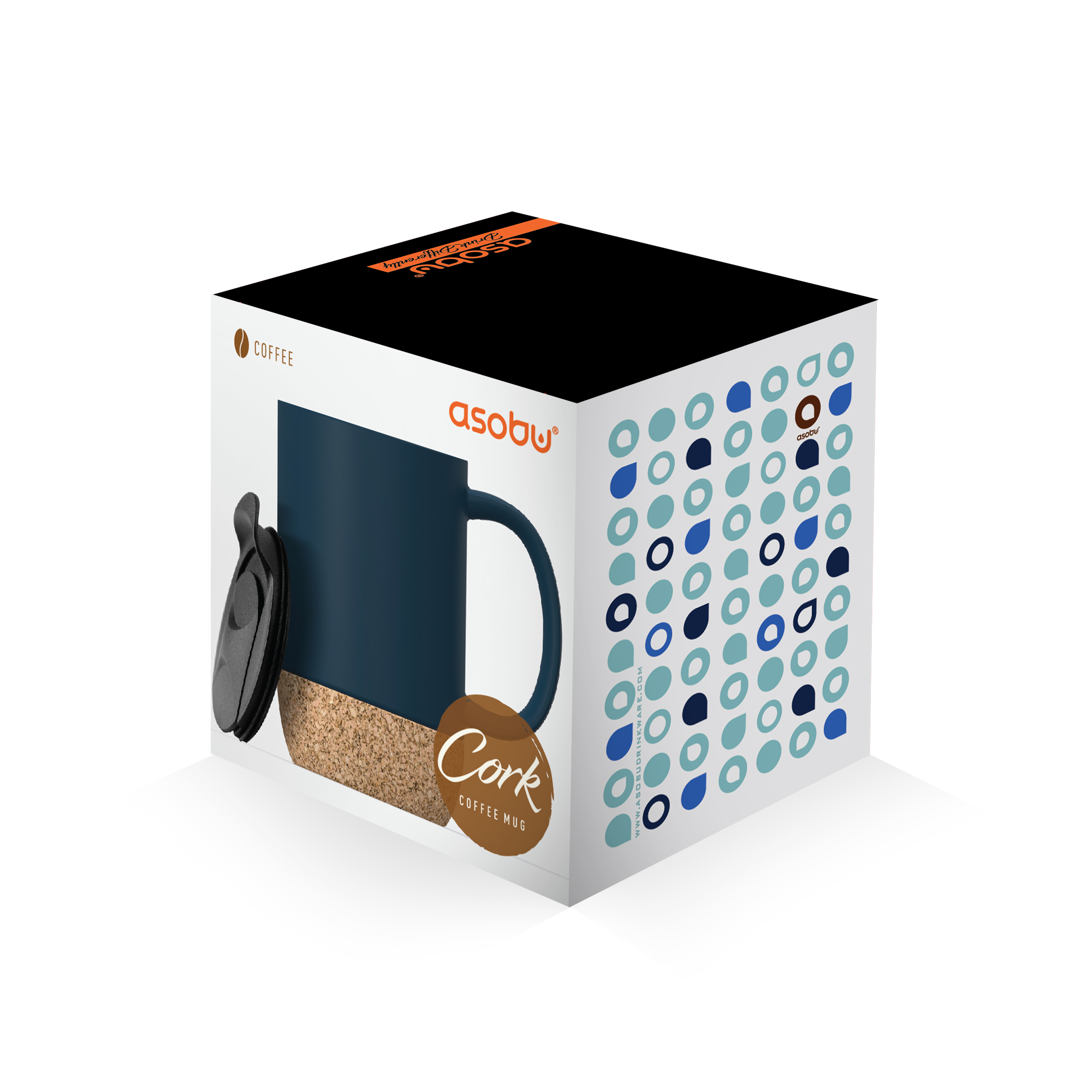 Picture of 12 oz Asobu Cork Ceramic Coffee Mug