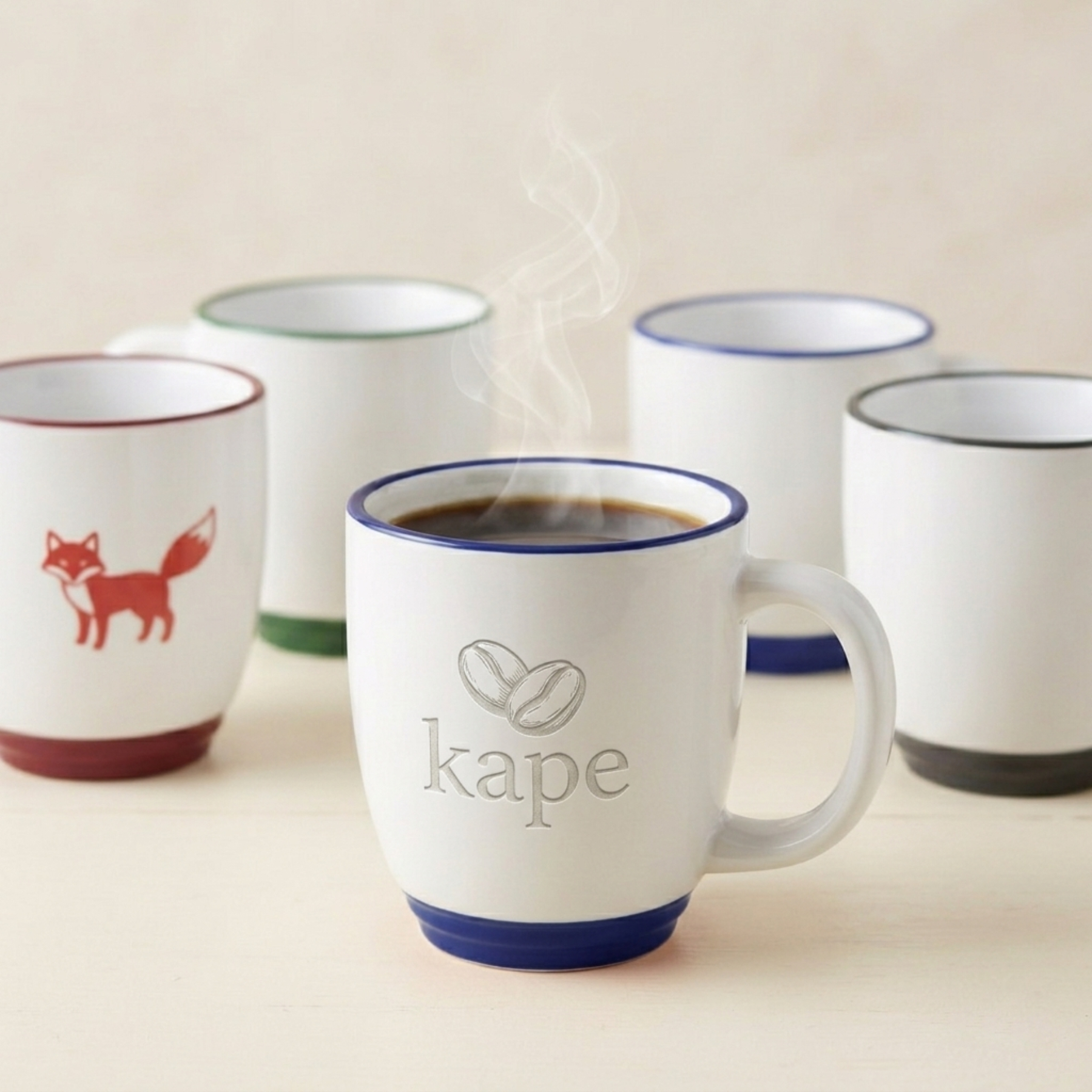 Picture of 12 oz Trim Tone Mug (Deep Etch)