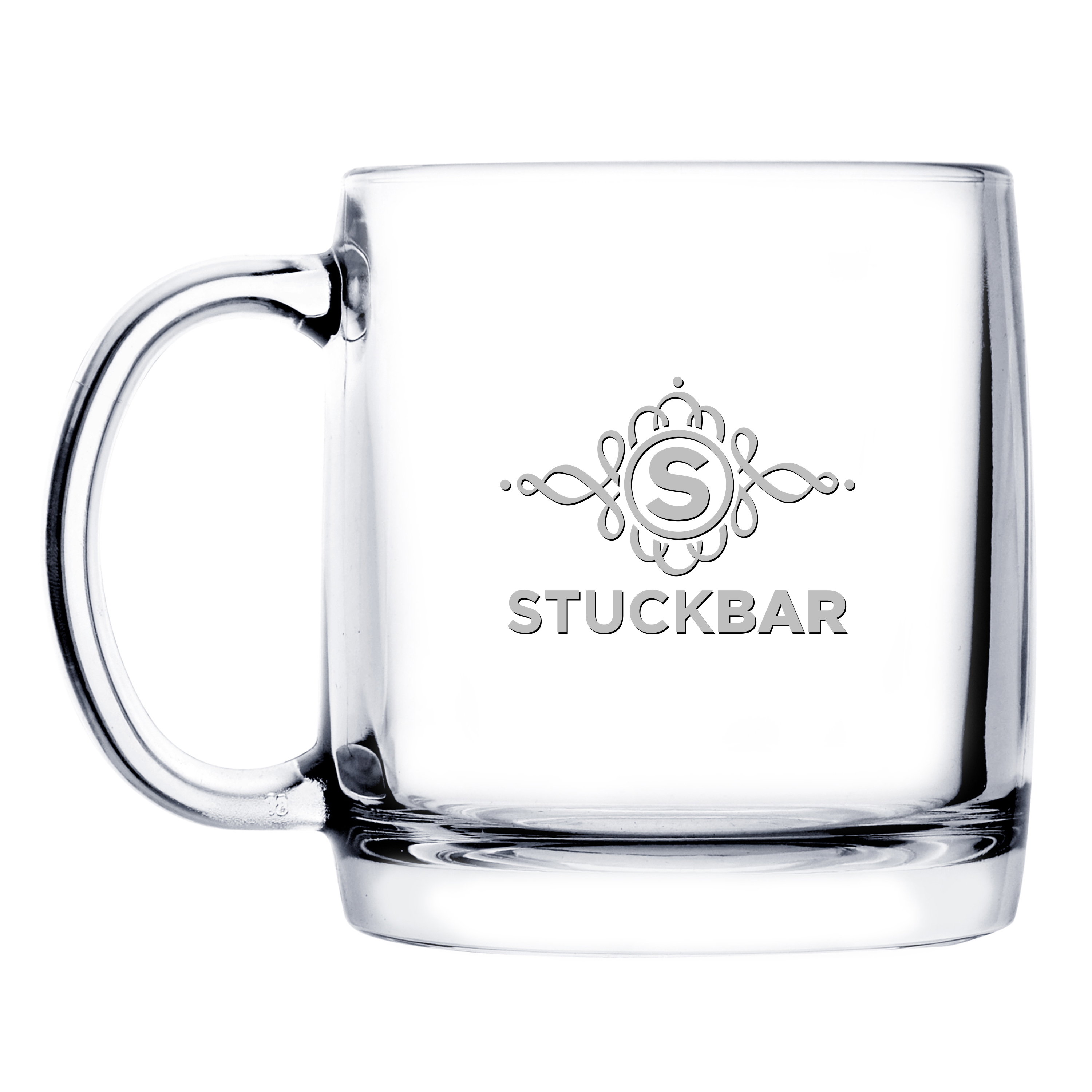 Picture of 13 oz Glass Coffee Mug (Screen Printed)