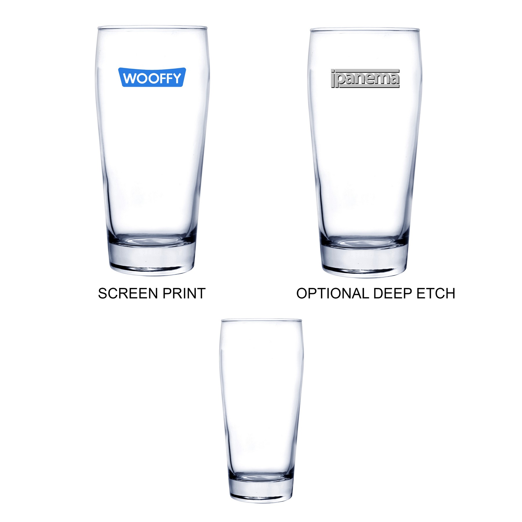 Picture of 20 oz Pilsner Selection Pint Pub Glass (Screen Printed)
