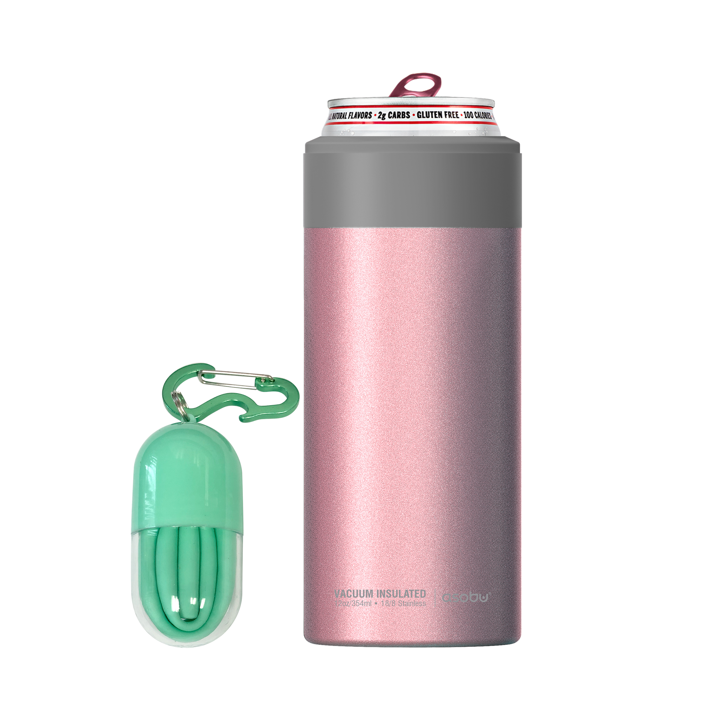 Picture of 12 oz Asobu Insulated Slim Can Cooler