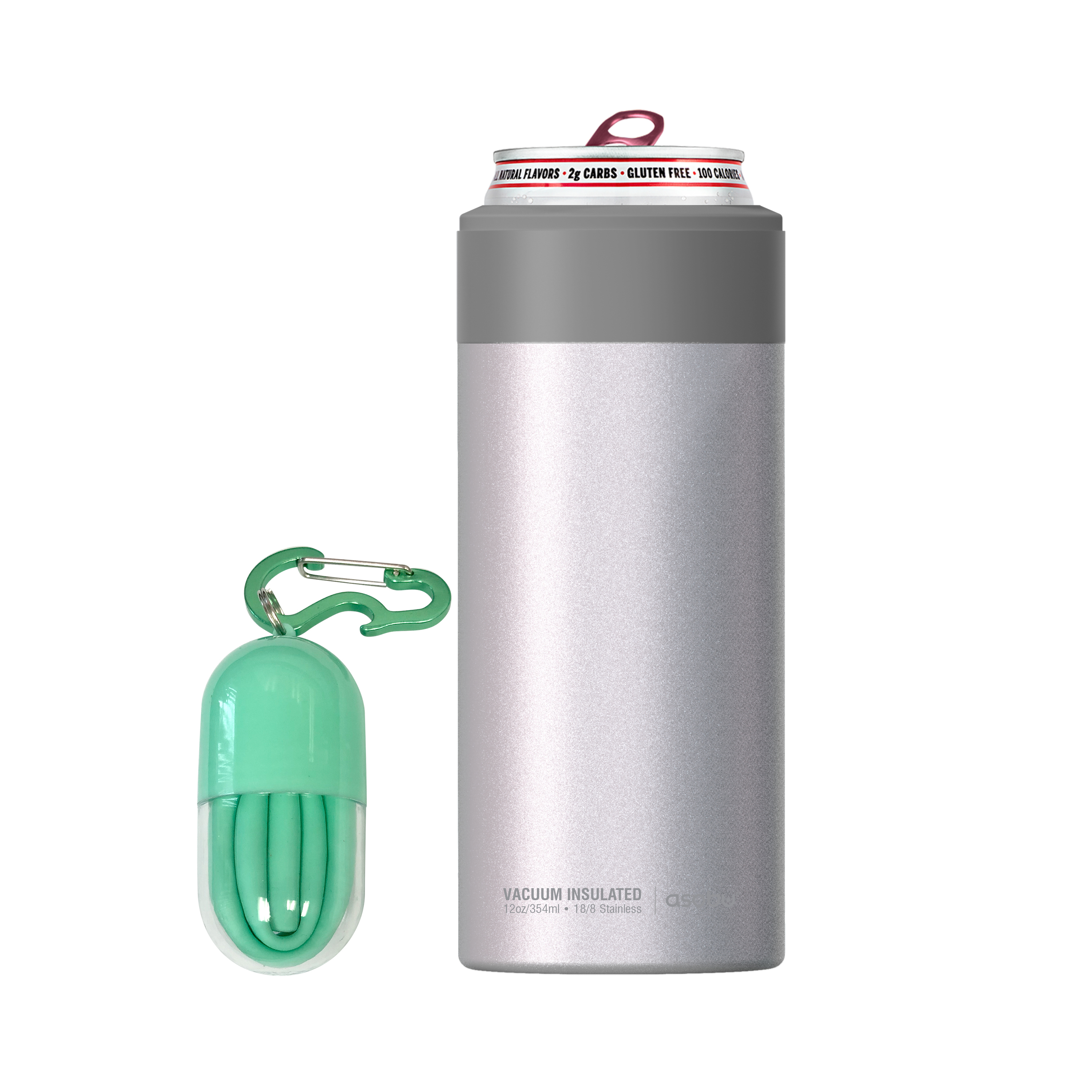 Picture of 12 oz Asobu Insulated Slim Can Cooler