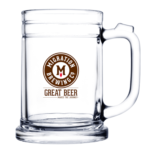 Picture of 16 oz Glass Beer Mug (Screen Printed)