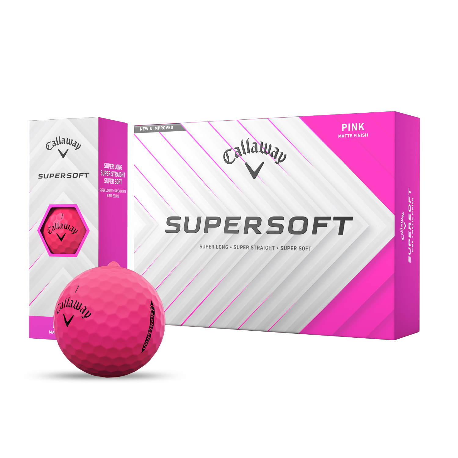 Picture of Callaway Super Soft Pink Golf Balls