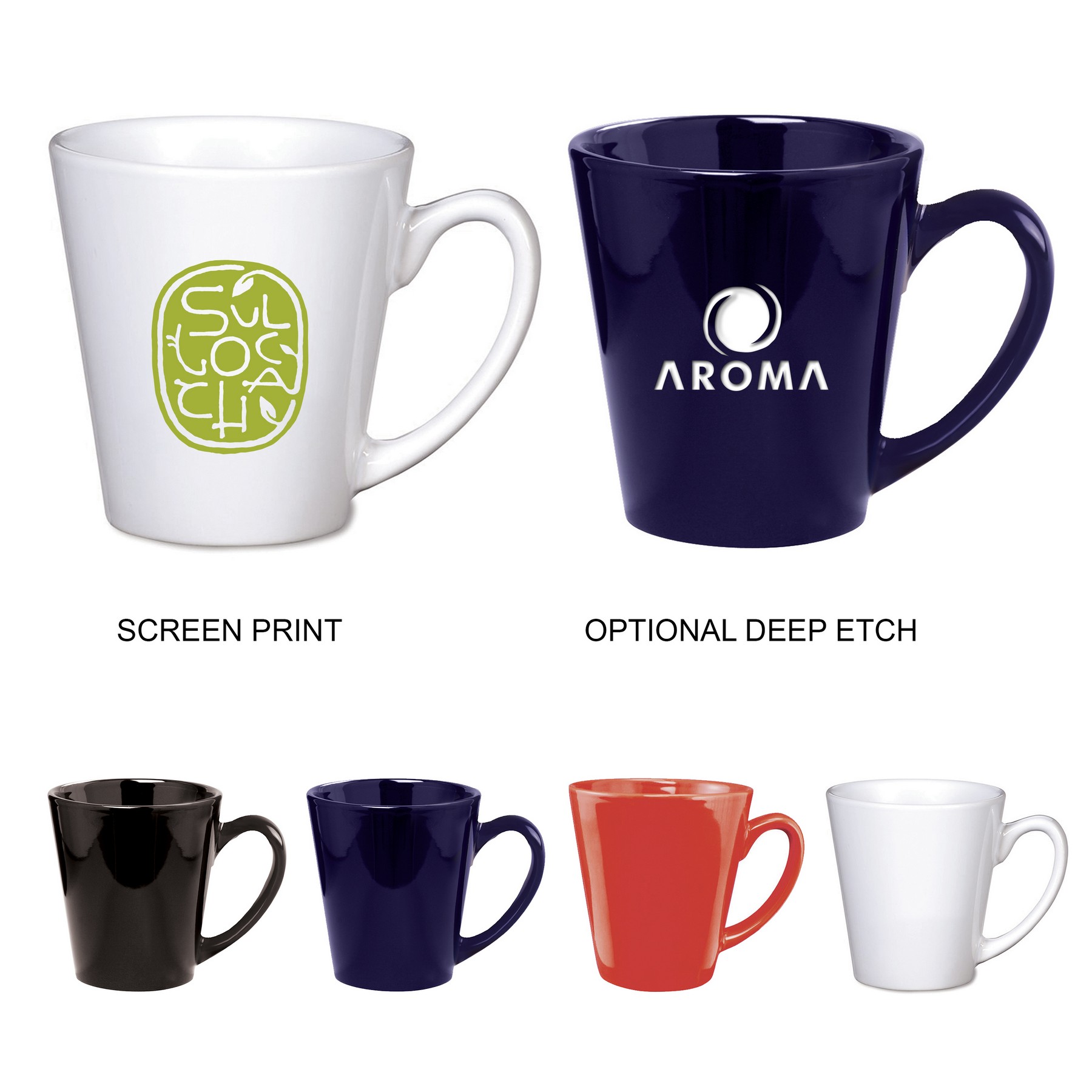 Picture of 12 oz Funnel Mug (Screen Print)
