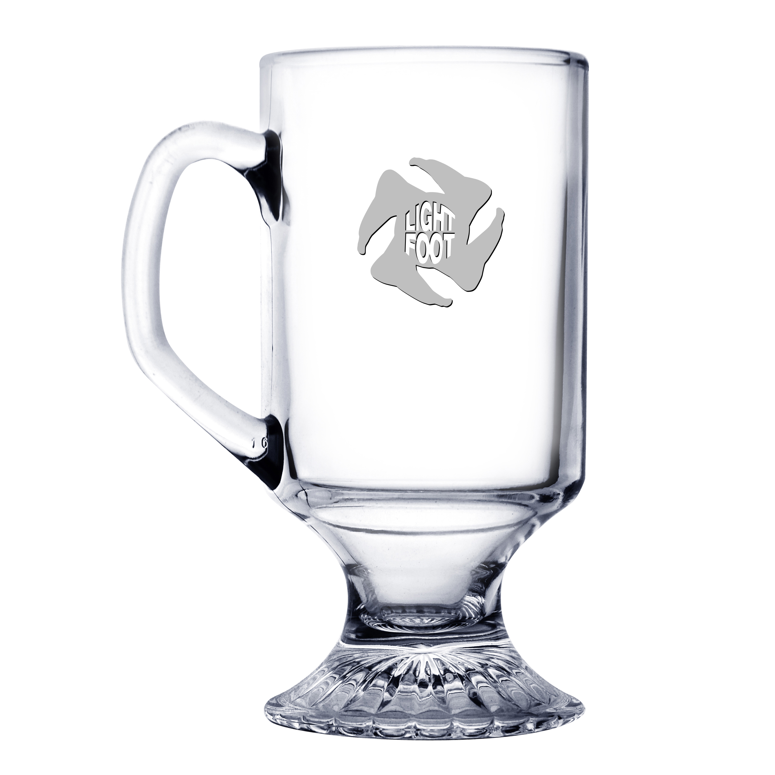Picture of 10 oz Glass Irish Coffee Mug (Screen Printed)