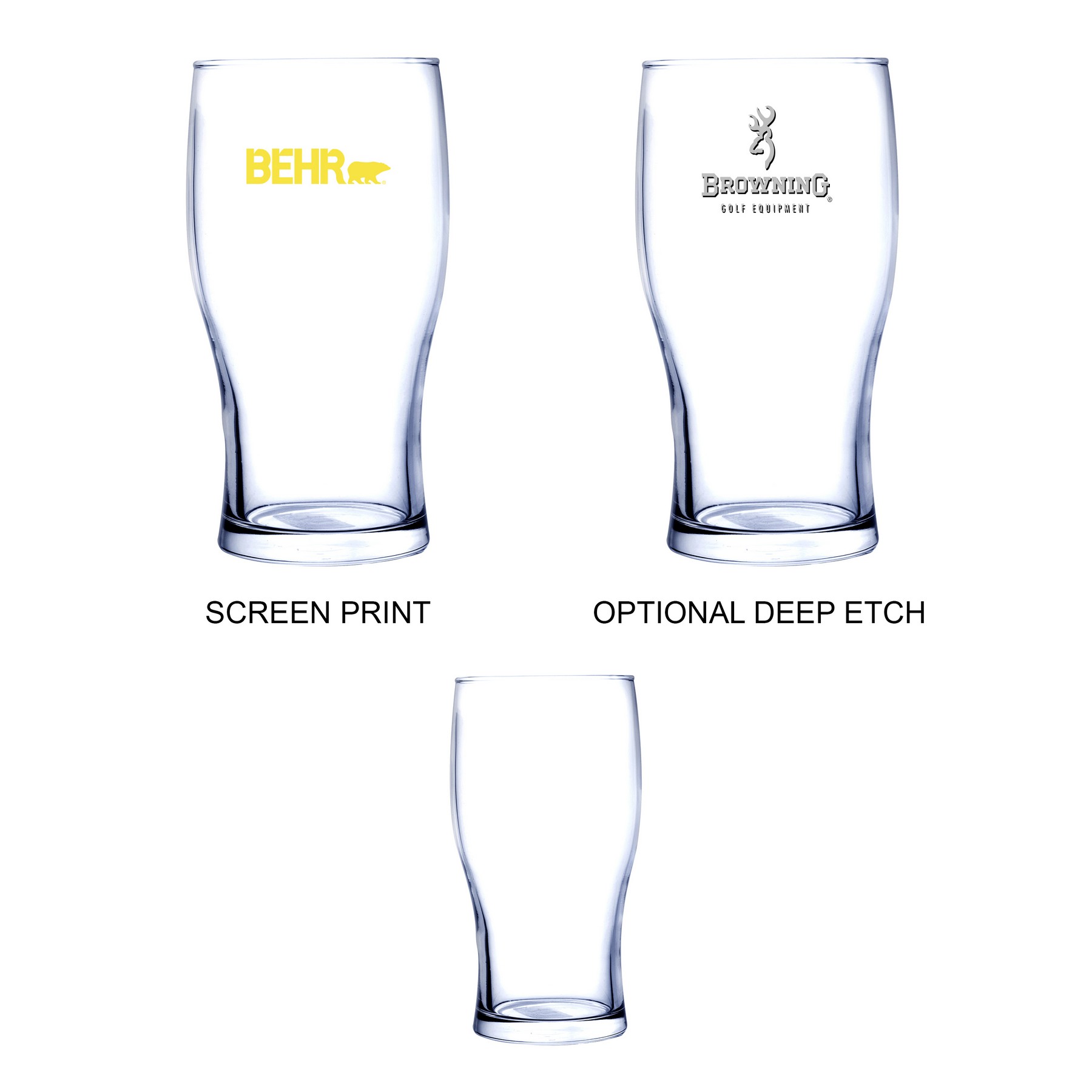 Picture of 20 oz Pilsner Selection Tulip Beer Glass (Screen Printed)