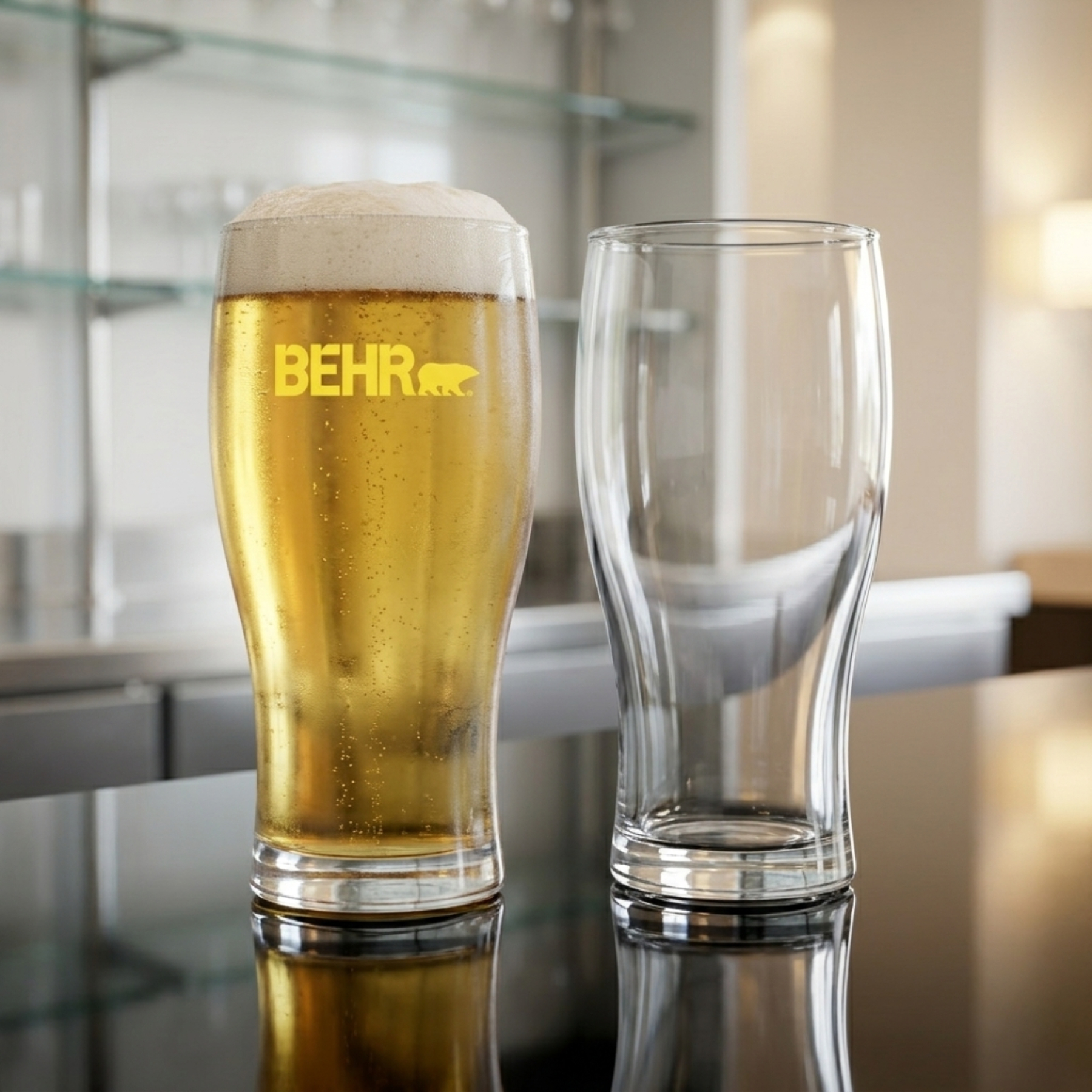 Picture of 20 oz Pilsner Selection Tulip Beer Glass (Screen Printed)