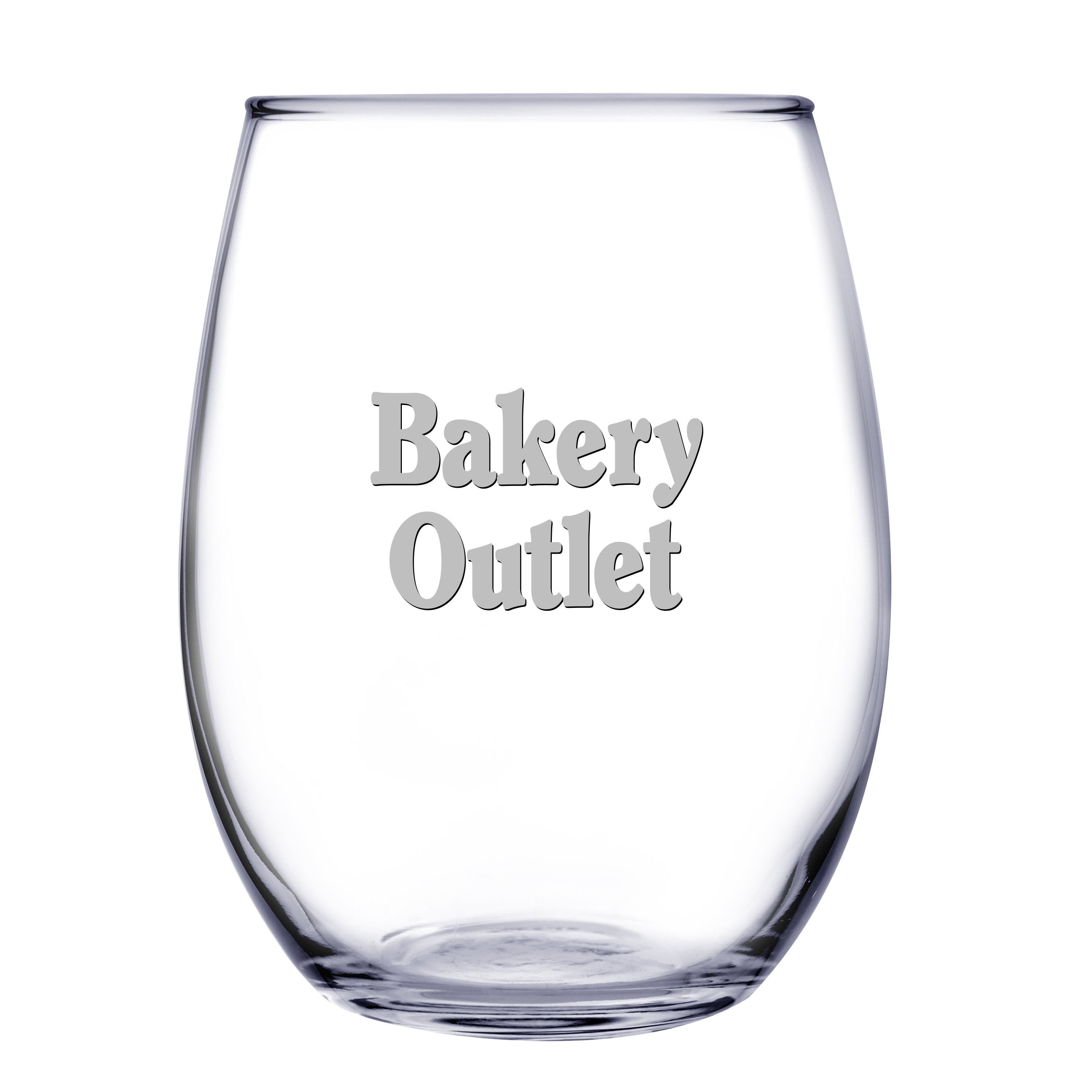 Picture of 21 oz Stemless White Wine Glass (Screen Printed)