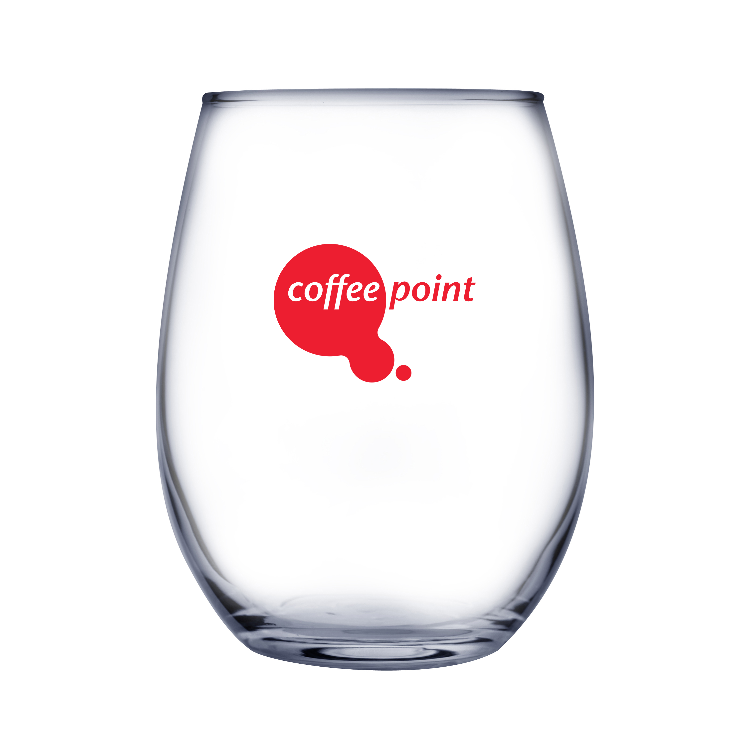 Picture of 17 oz Stemless White Wine Glass (Screen Printed)