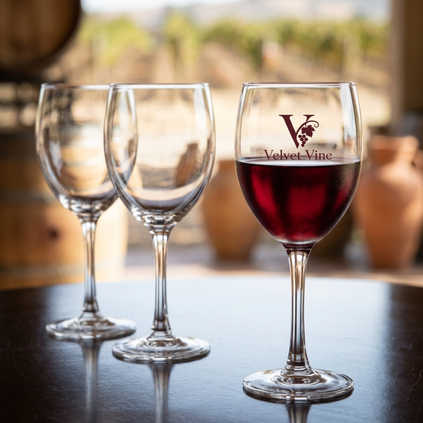 Picture of 6.5 oz Wine Glass (Screen Printed)