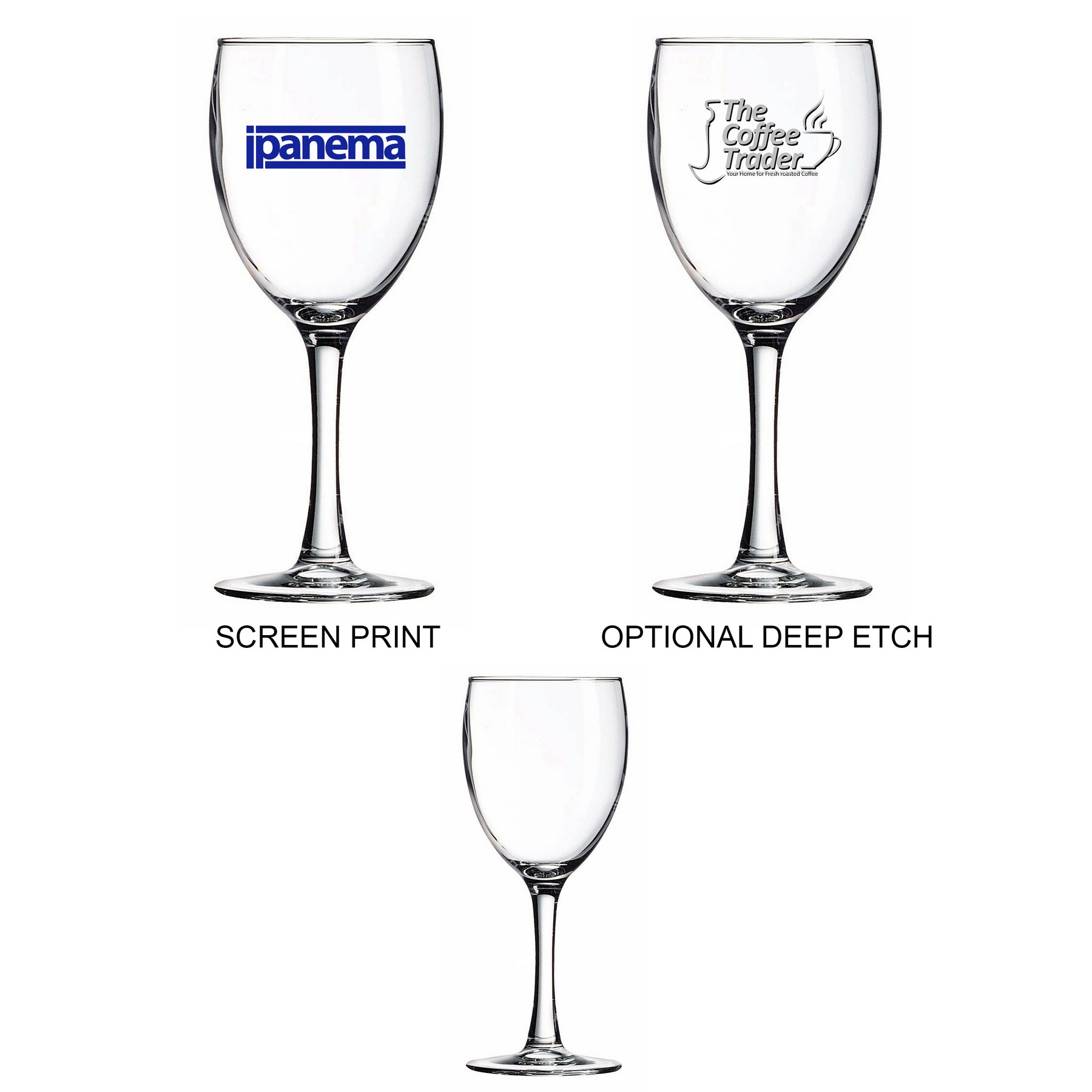 Picture of 10 oz Wine Glass (Screen Printed)