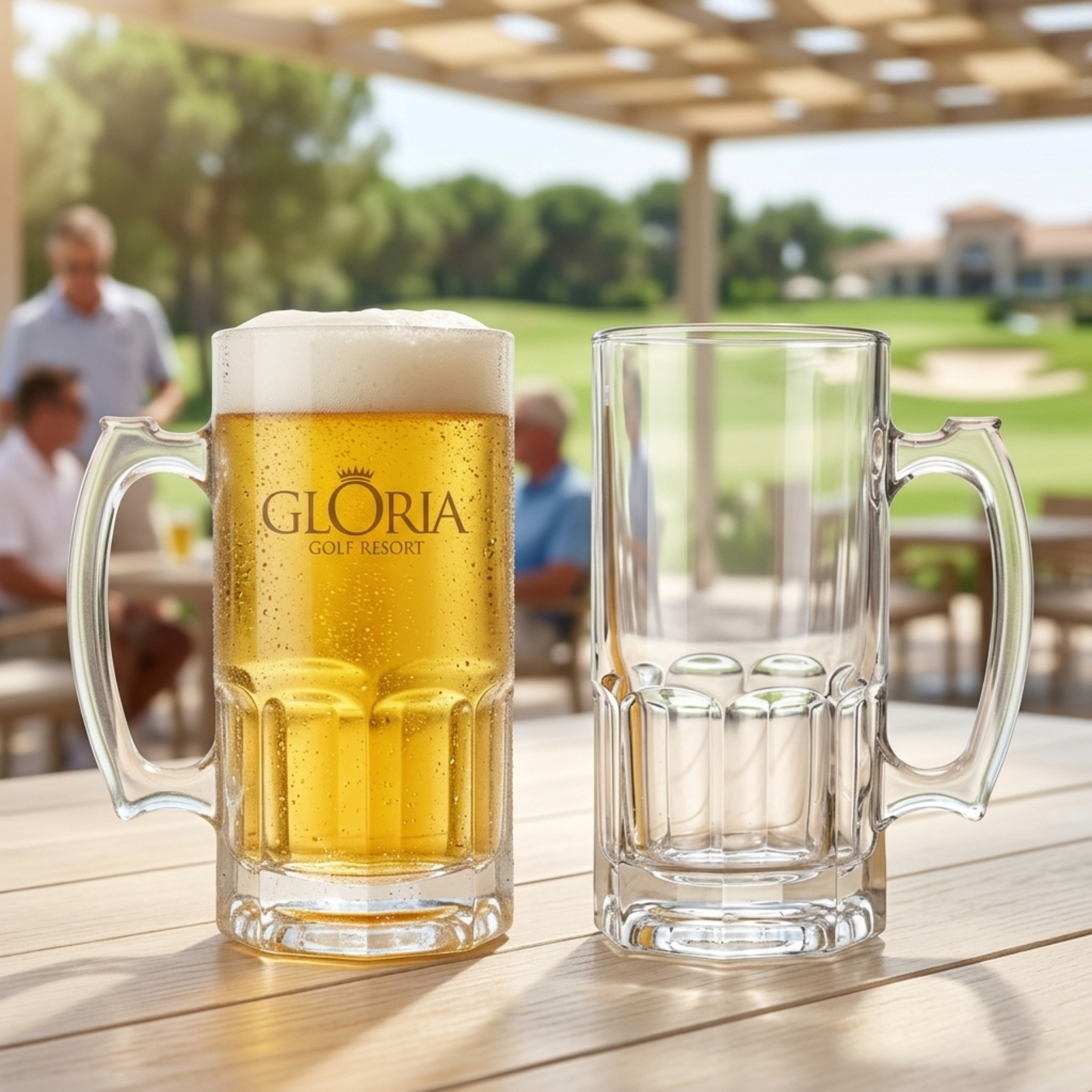 Picture of 33 oz Glass Beer Mug (Screen Printed)