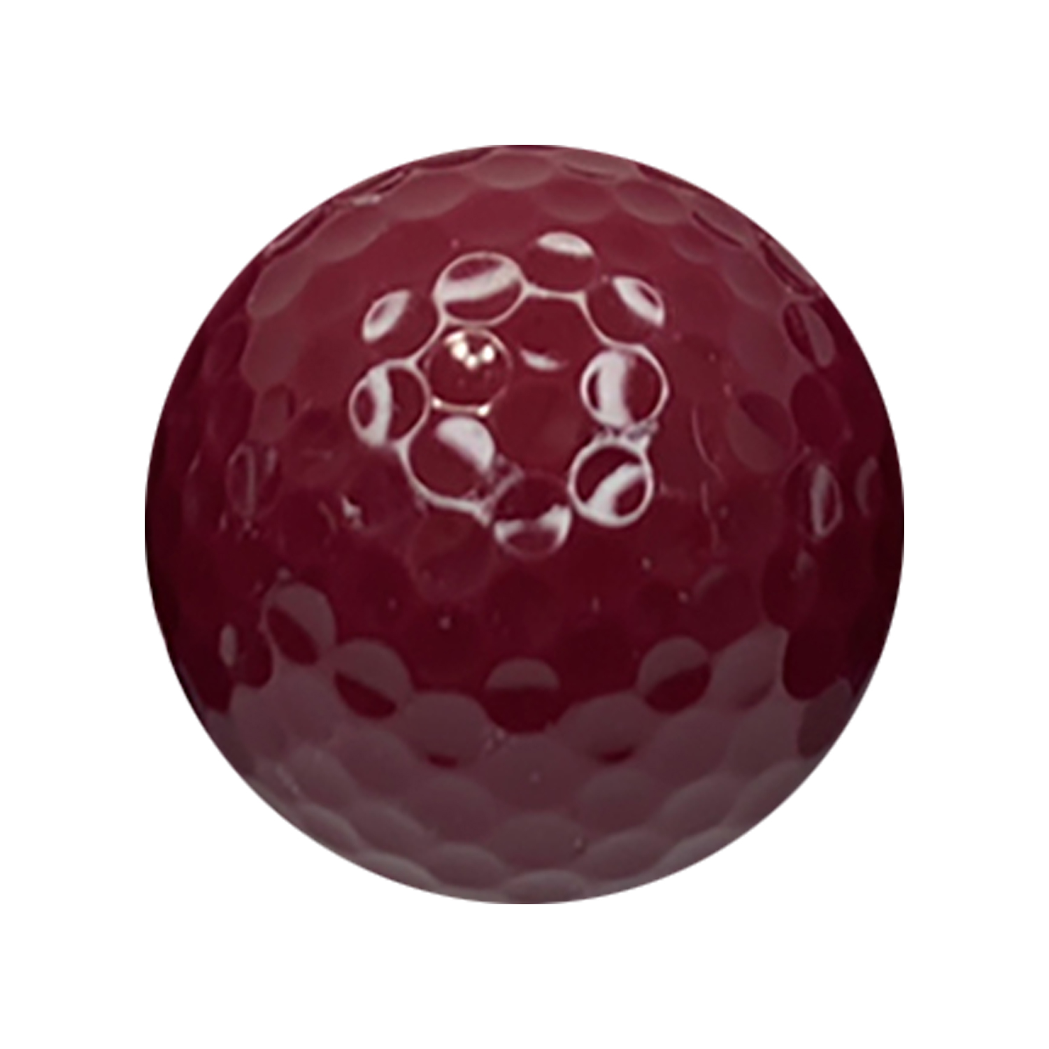 Picture of Colored Golf Balls Burgundy Red