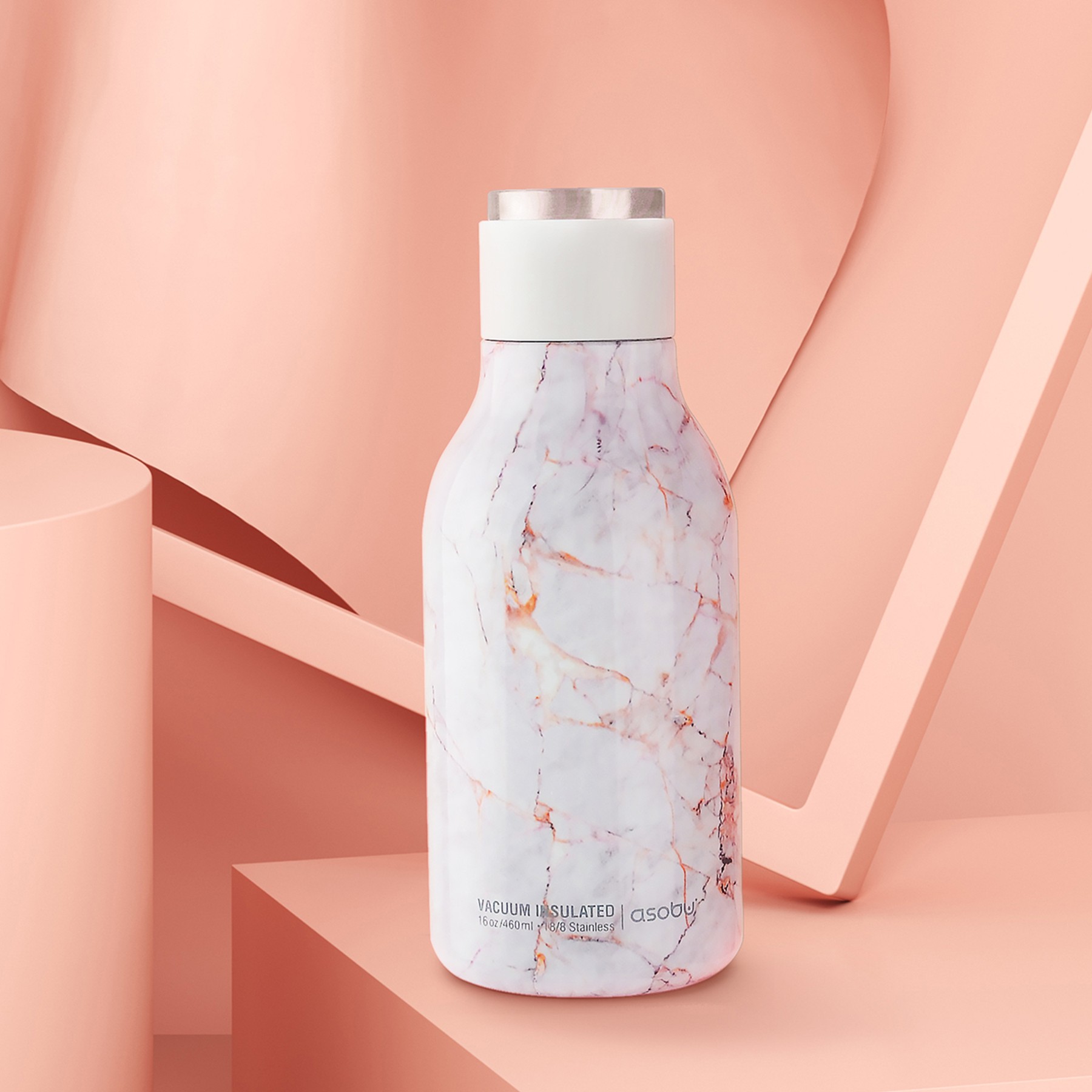 Picture of 16 oz Asobu Urban Vacuum Insulated Pattern Designed Bottle