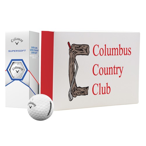 Picture of Callaway Super Soft Golf Ball Dozen w/Custom Lid