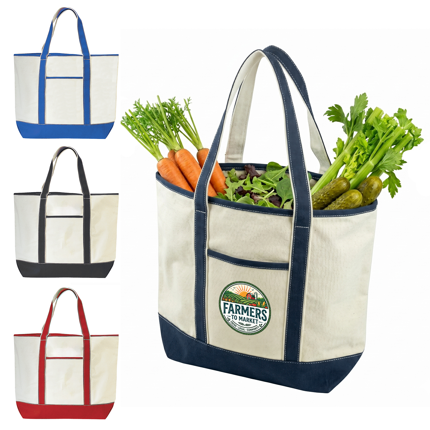 Picture of 15 Oz. Heavy Duty Cotton Boat Tote