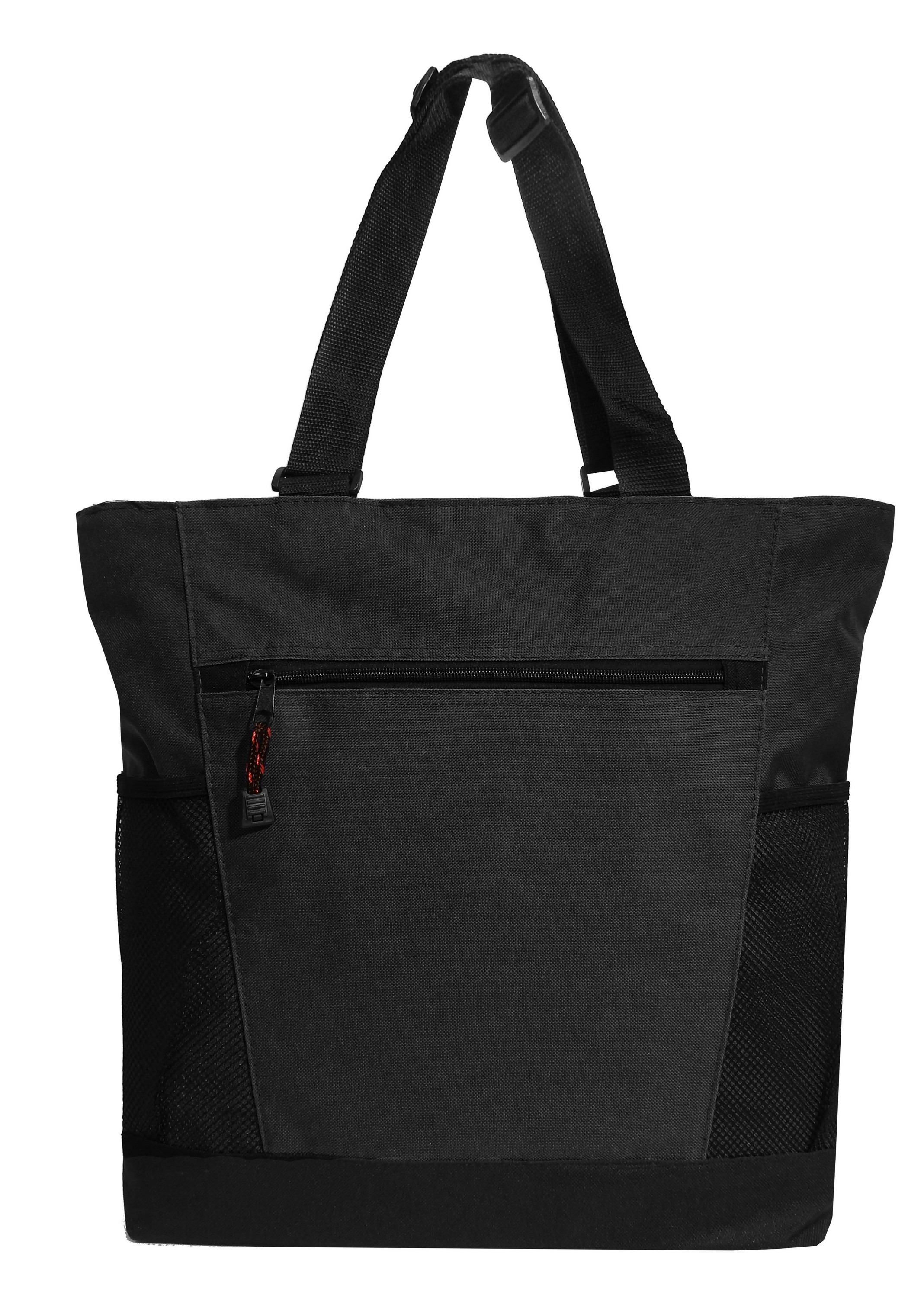 Picture of Adjustable Handle Zipper Tote