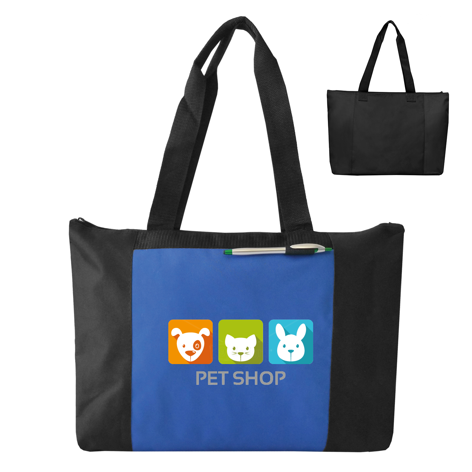 Picture of Zippered Tote Bag
