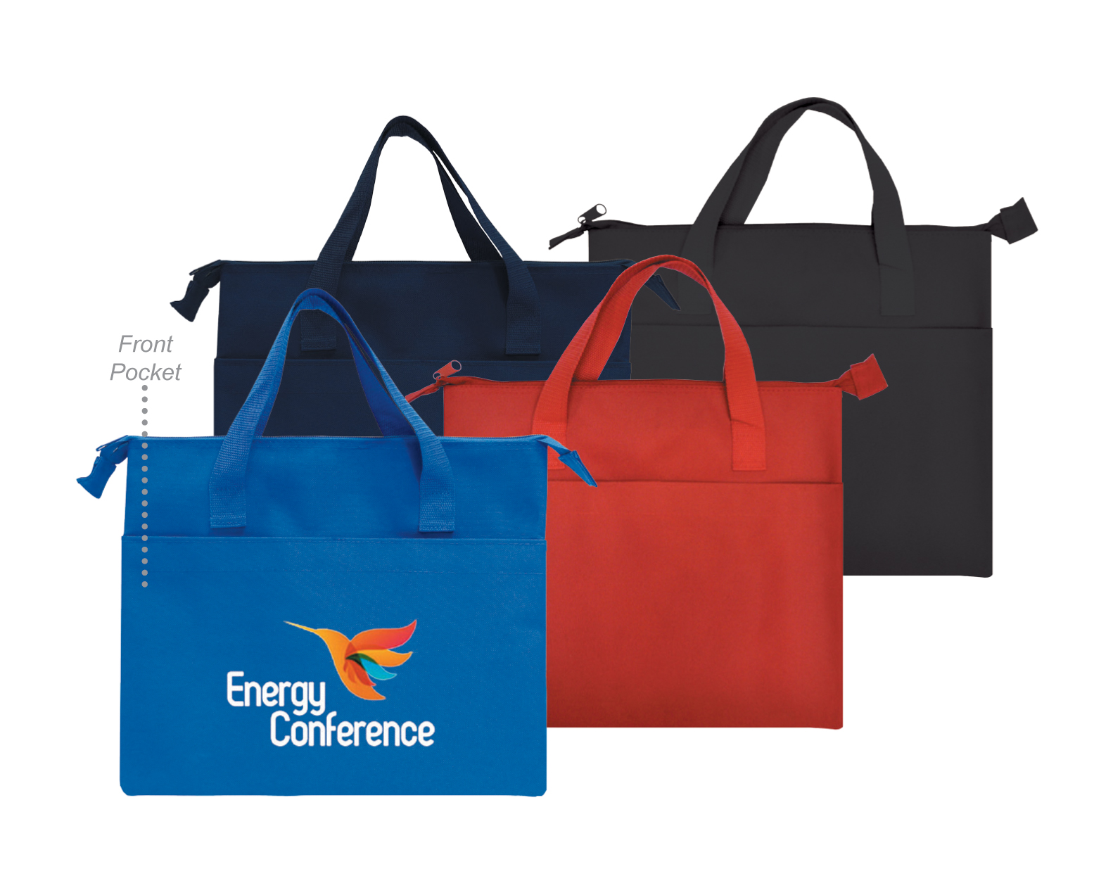Picture of Flat Briefcase Style Tote (Custom)