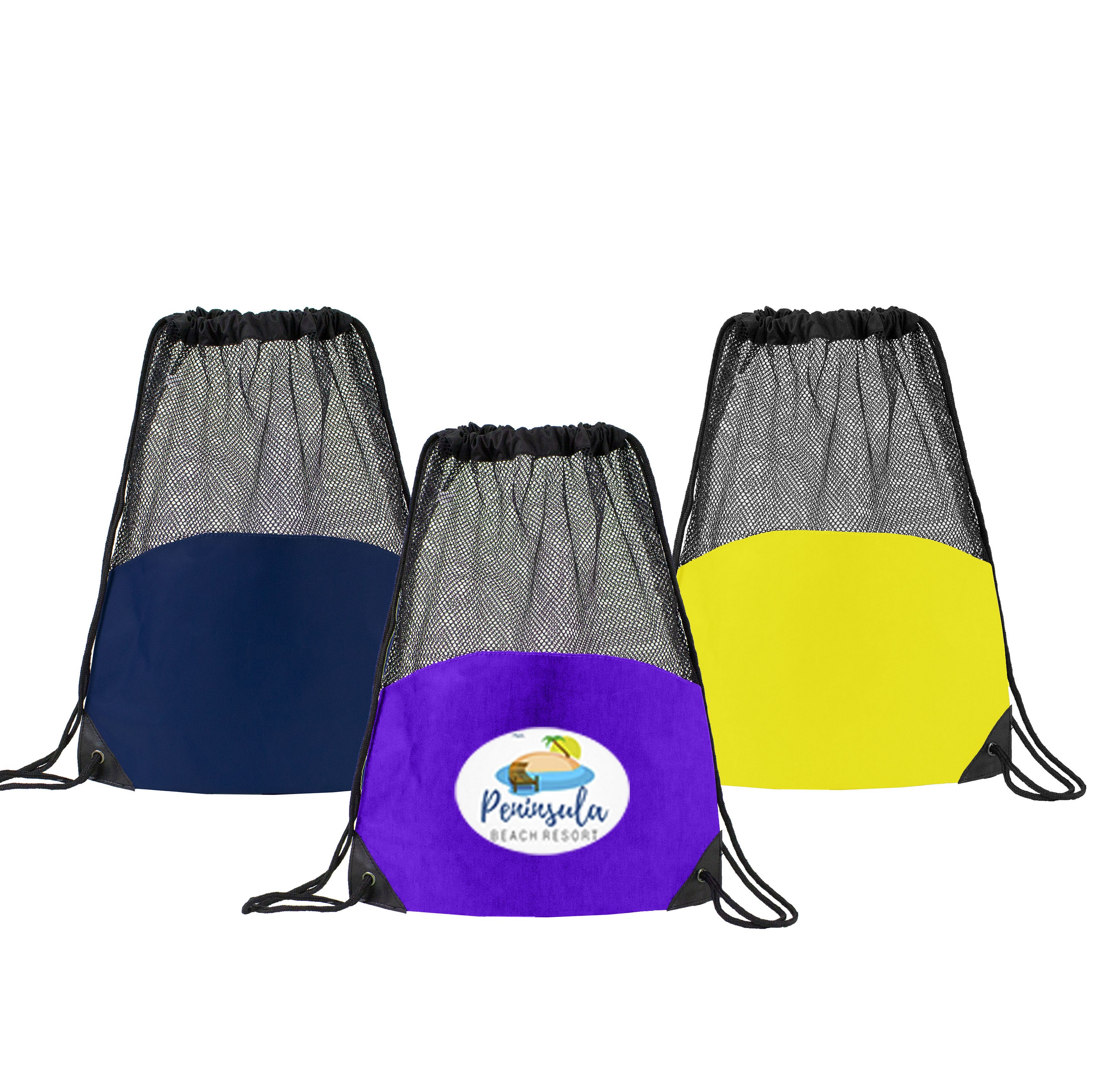Picture of Full Mesh Panel Drawstring Custom Only 1000PC MIN