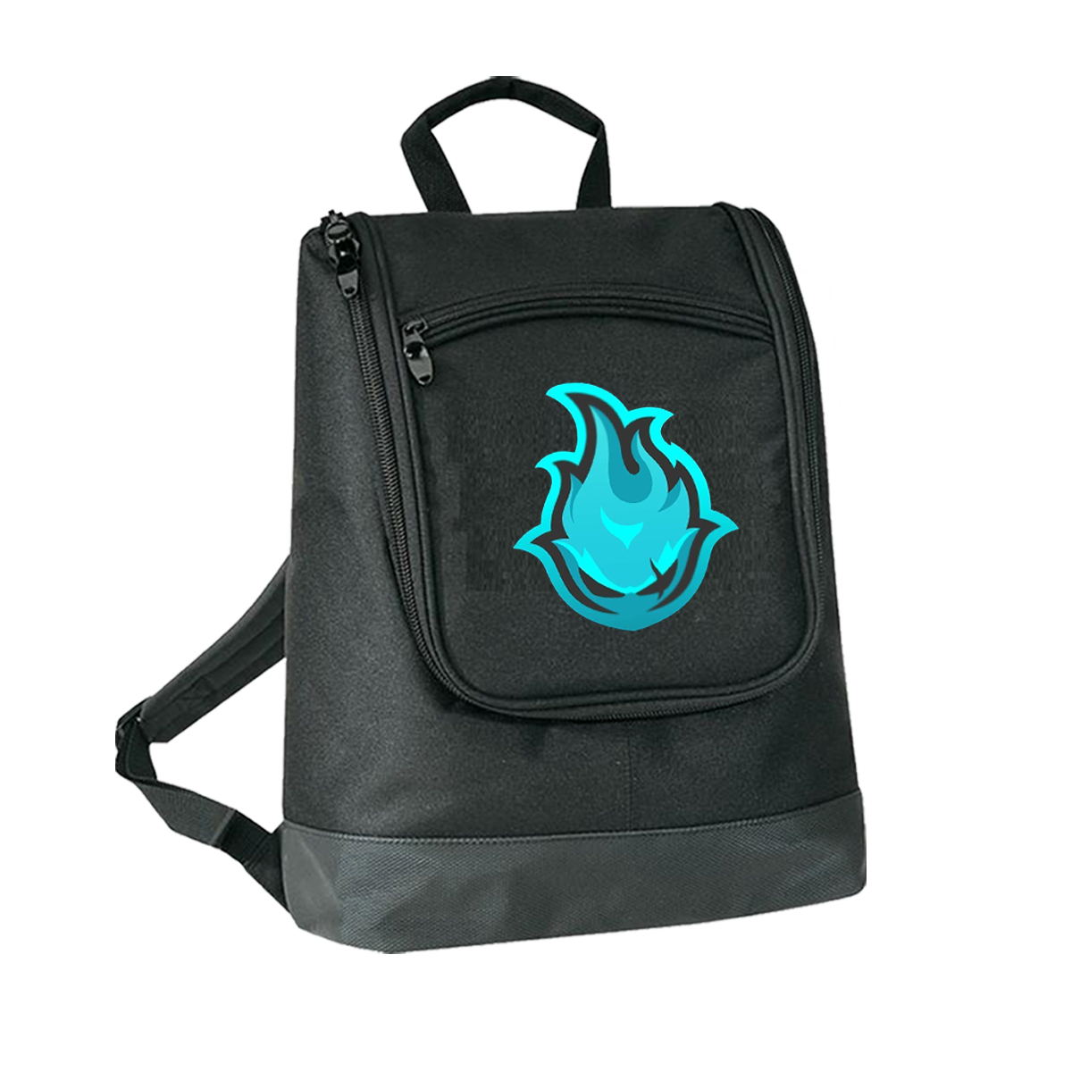 Picture of Computer Backpack With Faux Leather Bottom CUSTOM ONLY 1000PC MIN