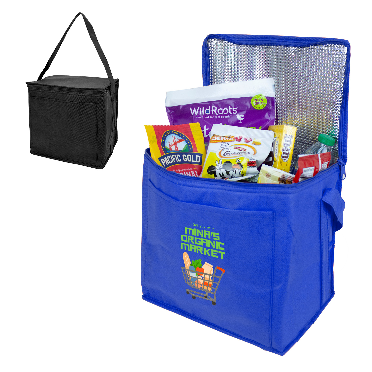 Picture of Hot/Cold Foil Lined Non-Woven Cooler Bag