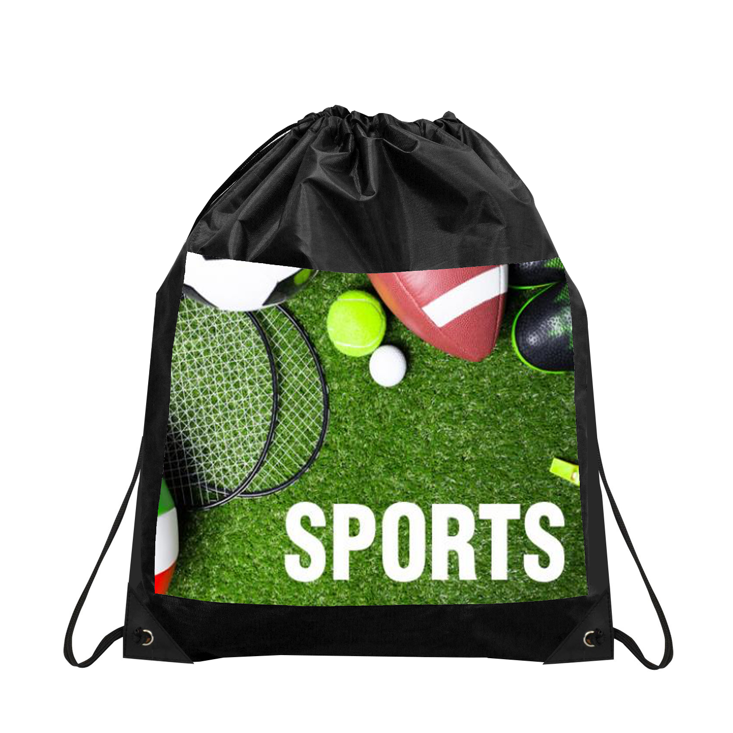 Picture of Open Pocket Drawstring Backpack (by AIR to CA)