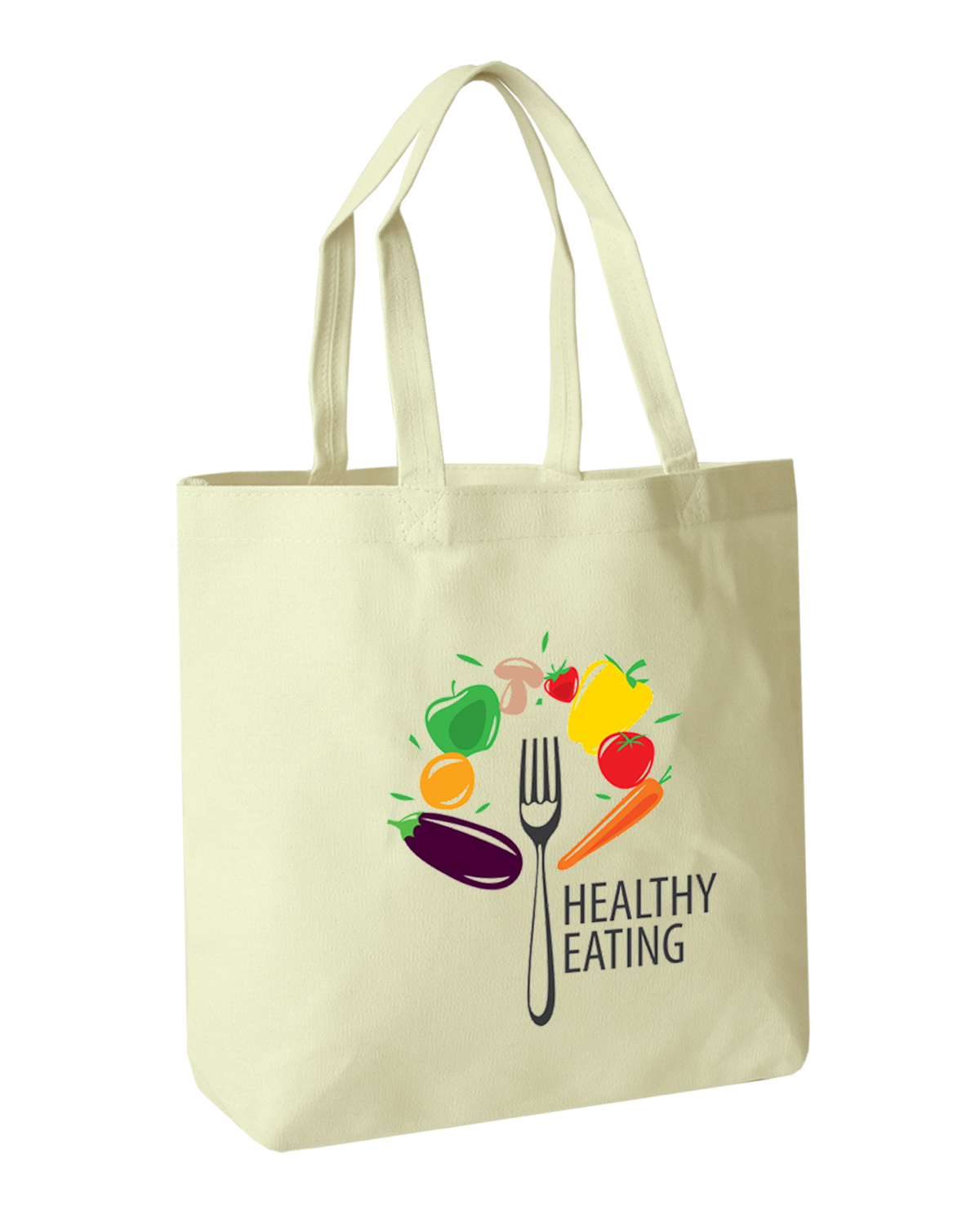 Picture of Cotton Canvas Tote With Velcro Closure (custom only 1000 pcs)
