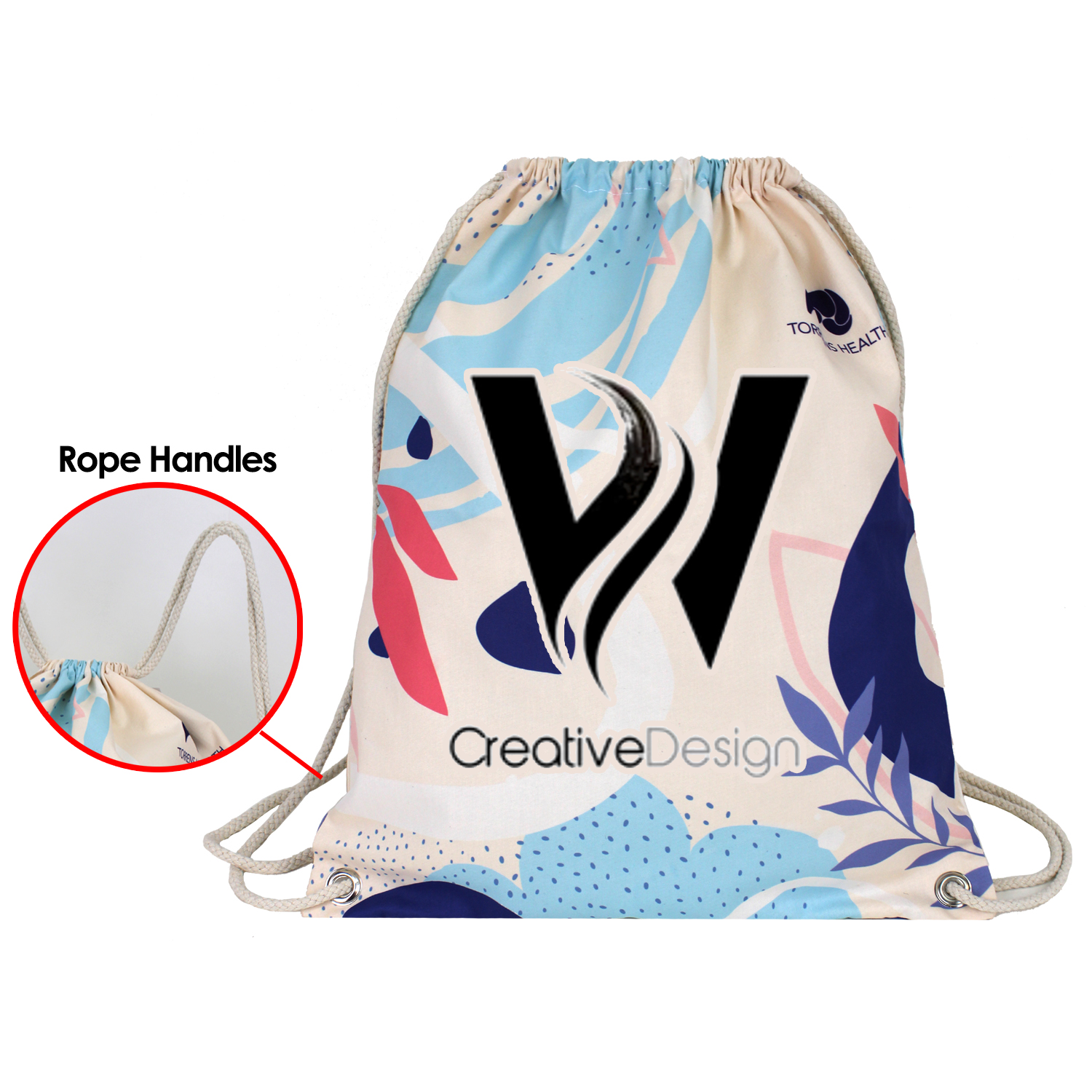 Picture of Sublimation Cotton Drawstring Backpack