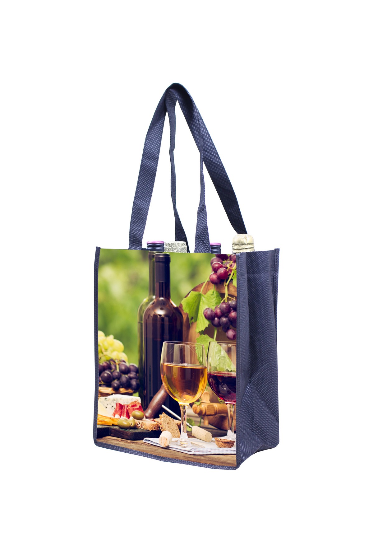 Picture of 6 Bottles Wine Bag w/ Collapsible Bottle Pockets