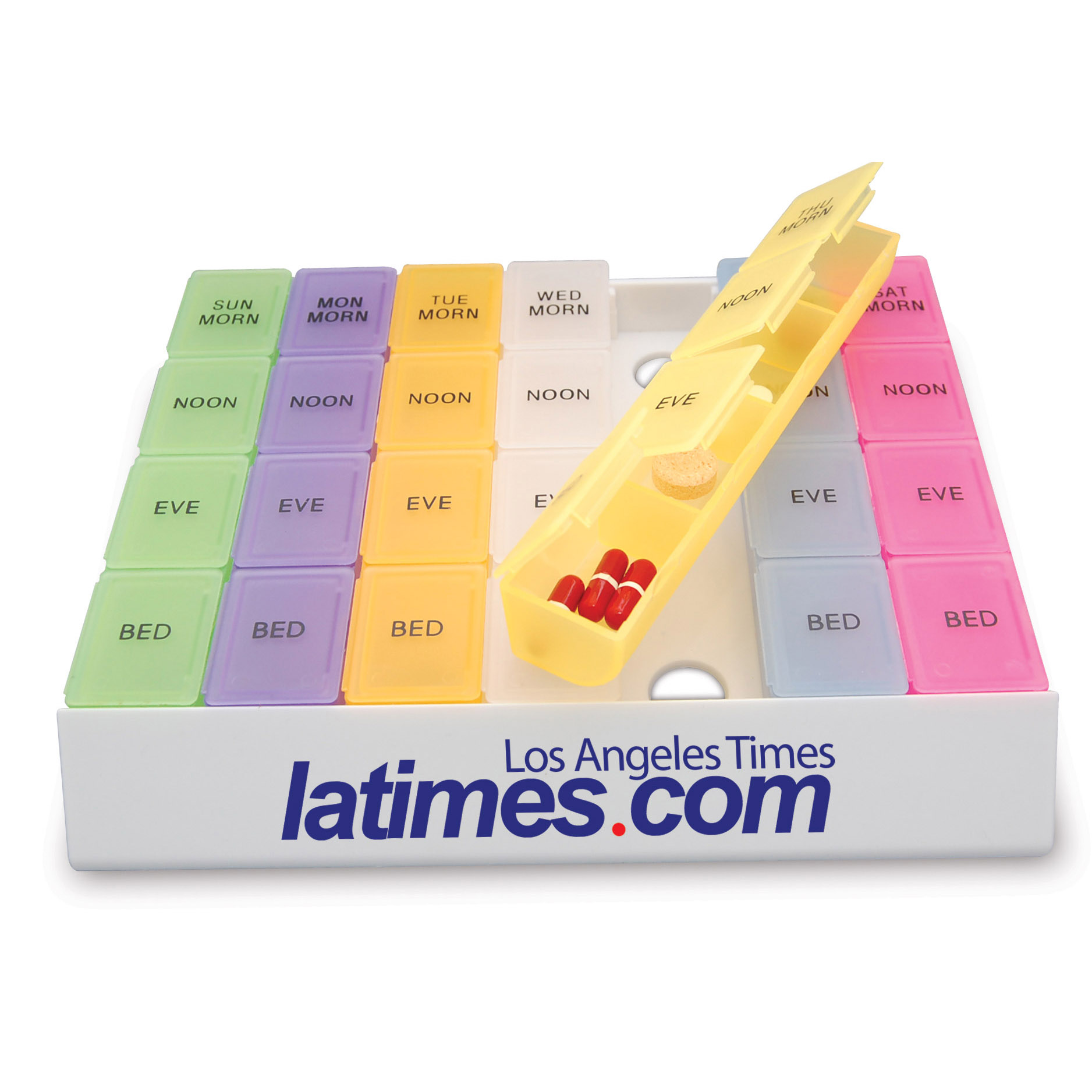 Picture of Rainbow Jumbo 24/7 Medicine Tray Organizer