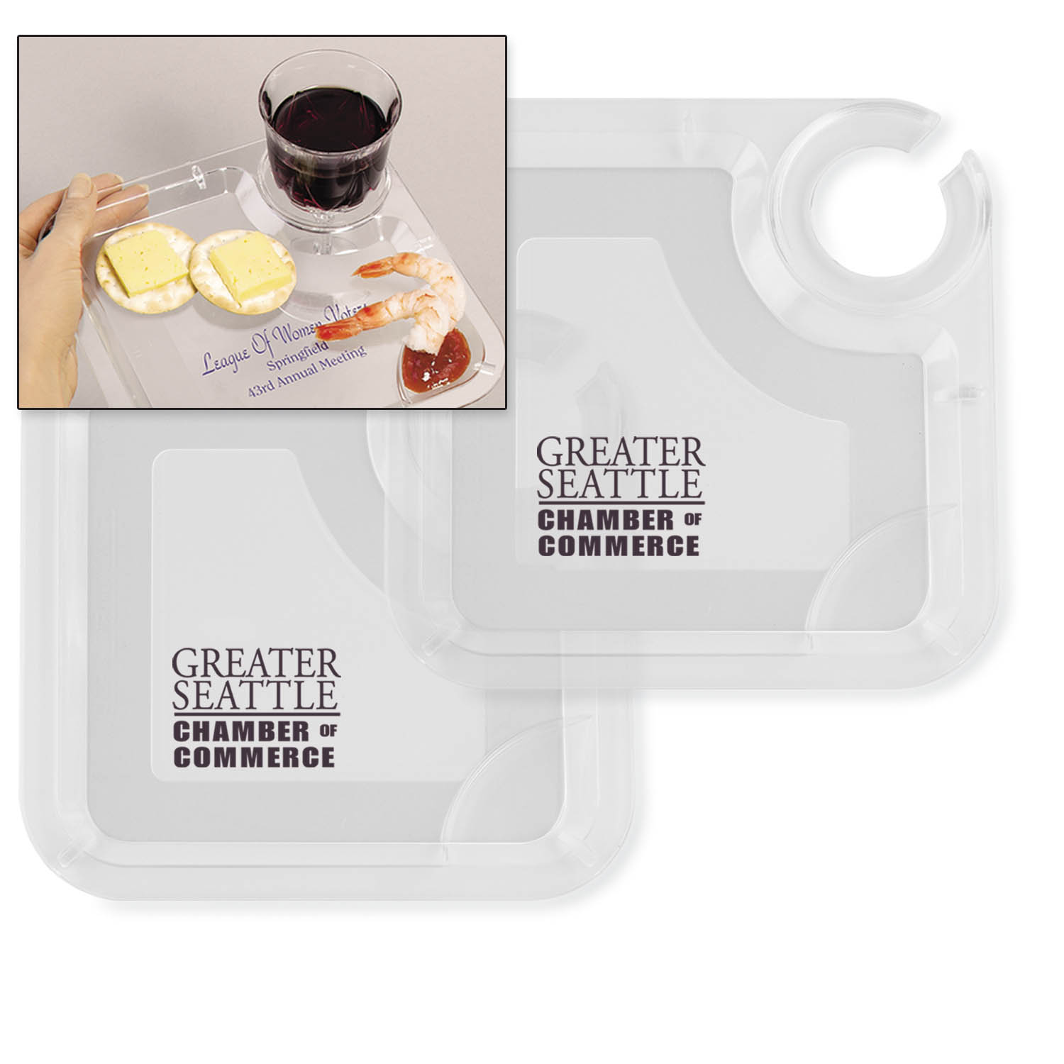 Picture of Party Valet Snack & Wine Tray