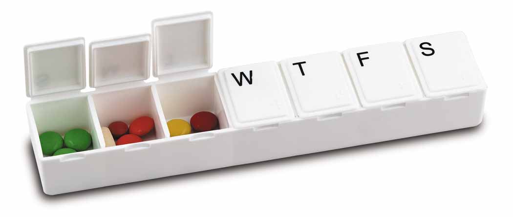 Picture of 8" Super-7 All-Week Pill Box