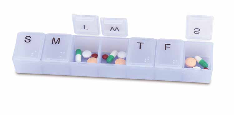 Picture of 8" Super-7 All-Week Pill Box
