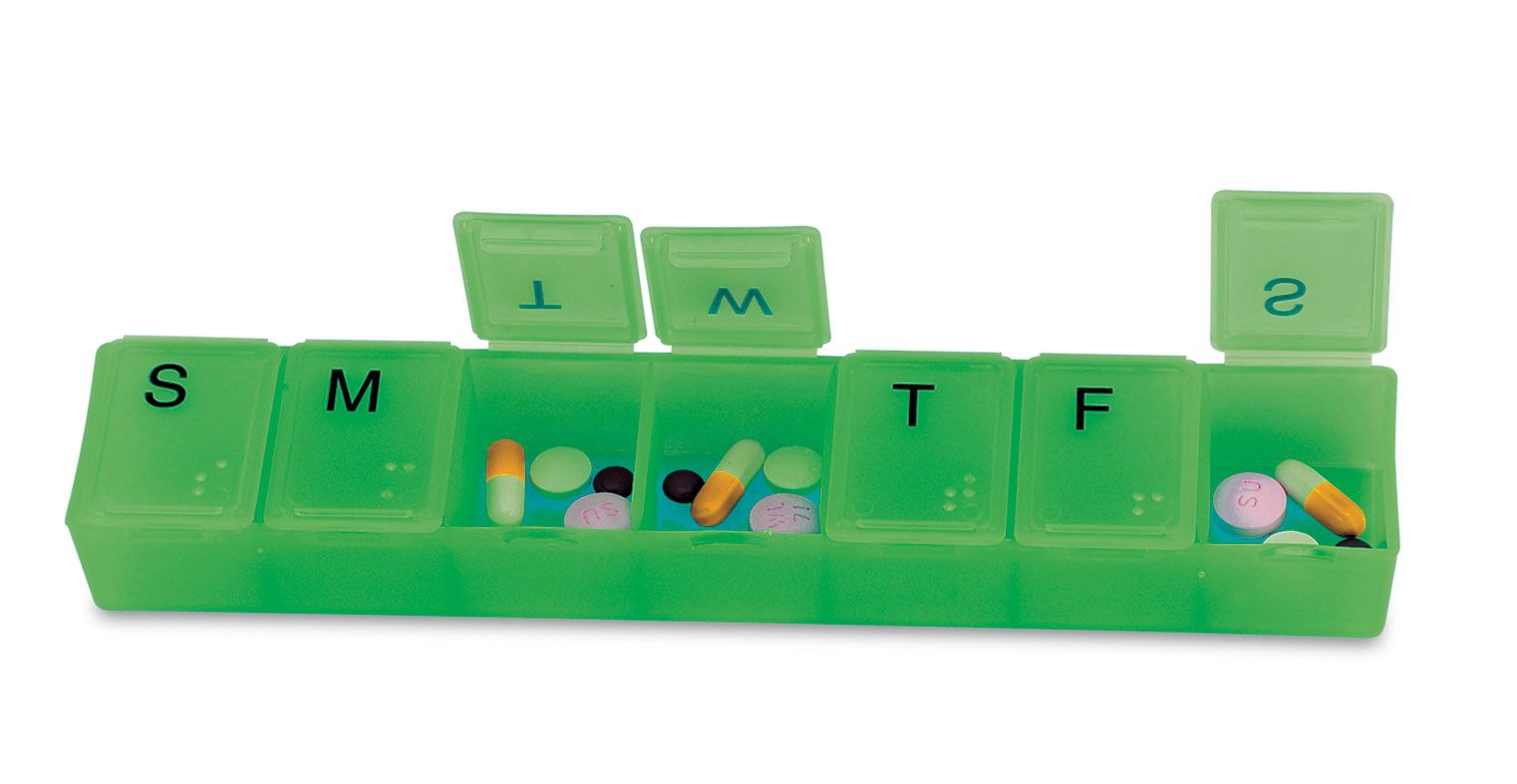 Picture of 8" Super-7 All-Week Pill Box