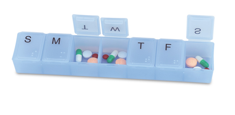 Picture of 8" Super-7 All-Week Pill Box