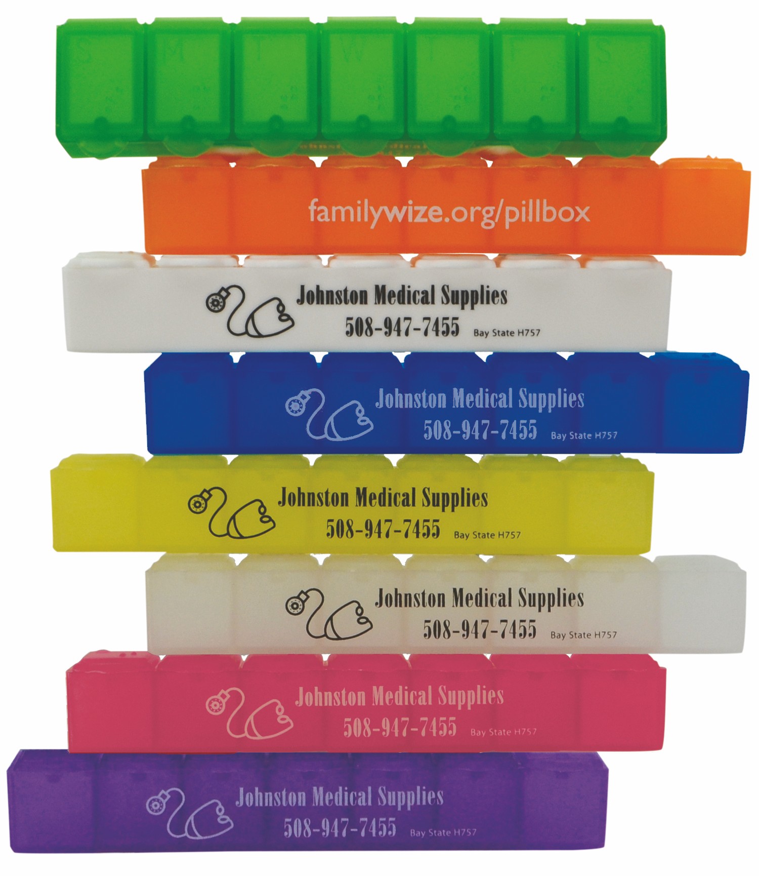 Picture of Weekly Pill Box 6"