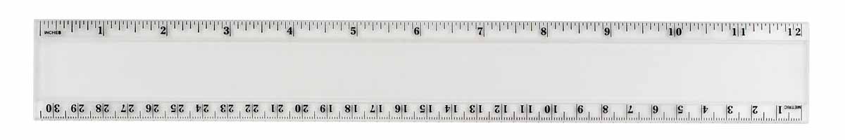 Picture of 12" Pro-Scale Plastic Ruler
