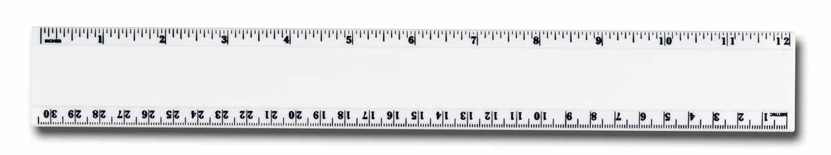 Picture of 12" Pro-Scale Plastic Ruler