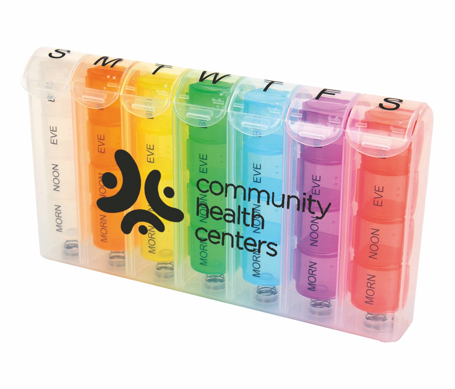 Picture of Rainbow Pop-Up Weekly Pill Box