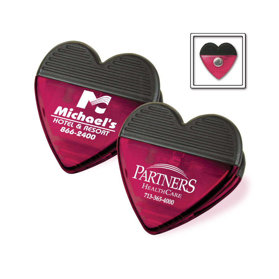 Picture of Heart Magnetic Clip