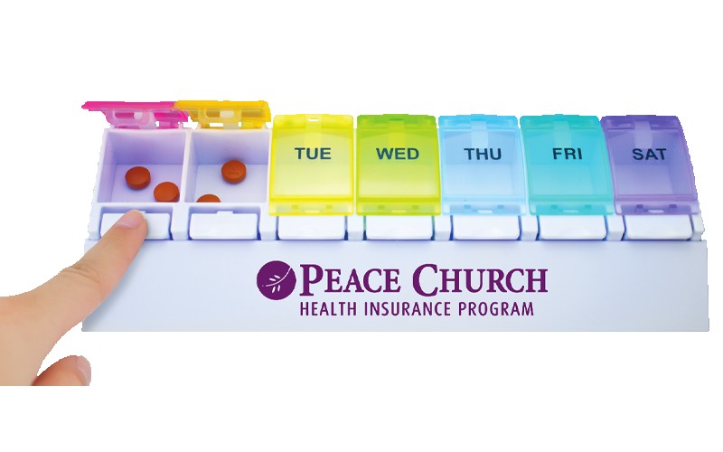 Picture of Weekly Push Button Pill Tray