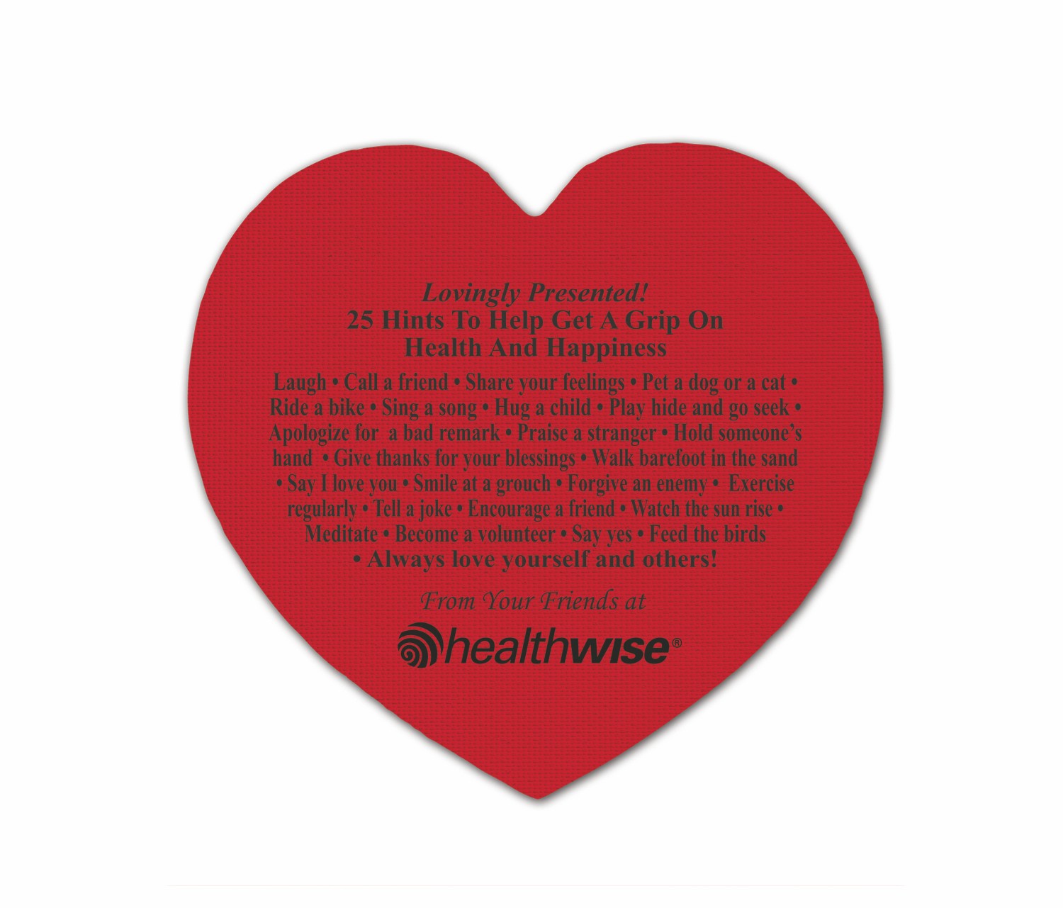 Picture of Health & Happiness Heart Jar Opener
