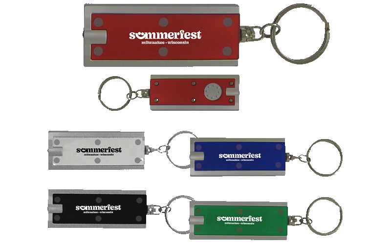 Picture of Rectangular LED Keychain