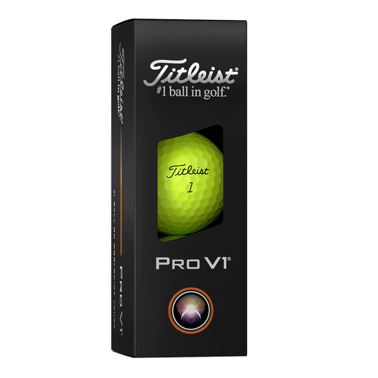 Picture of Titleist Pro V1 Yellow Golf Balls
