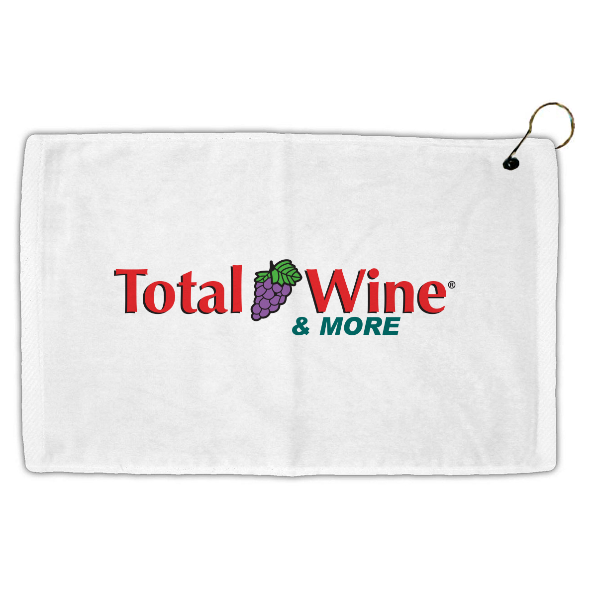 Picture of Turkish Hemmed Golf White Towel (16"x25")