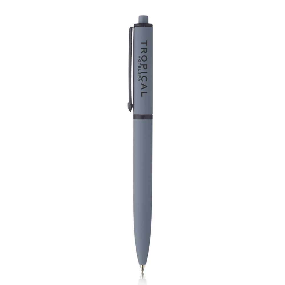 Picture of Solid Rubber Coated Plastic Ballpoint Pens
