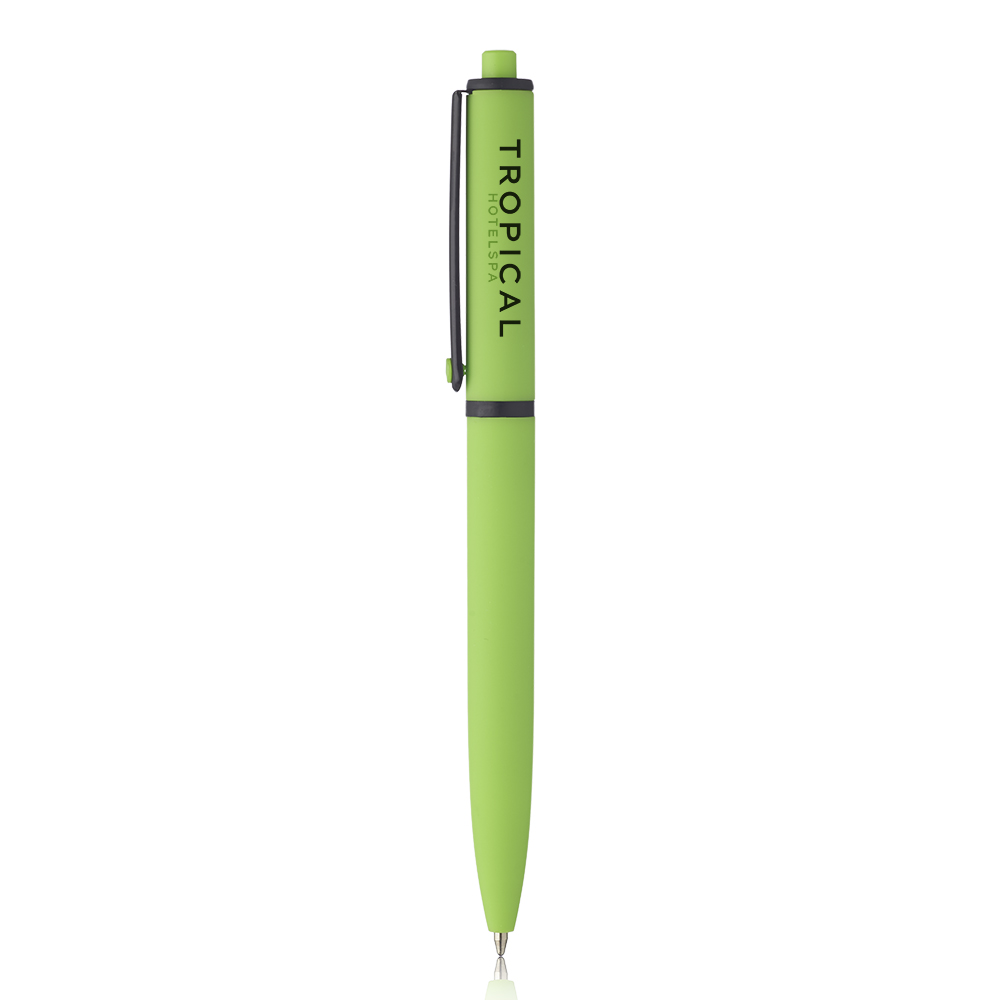 Picture of Solid Rubber Coated Plastic Ballpoint Pens