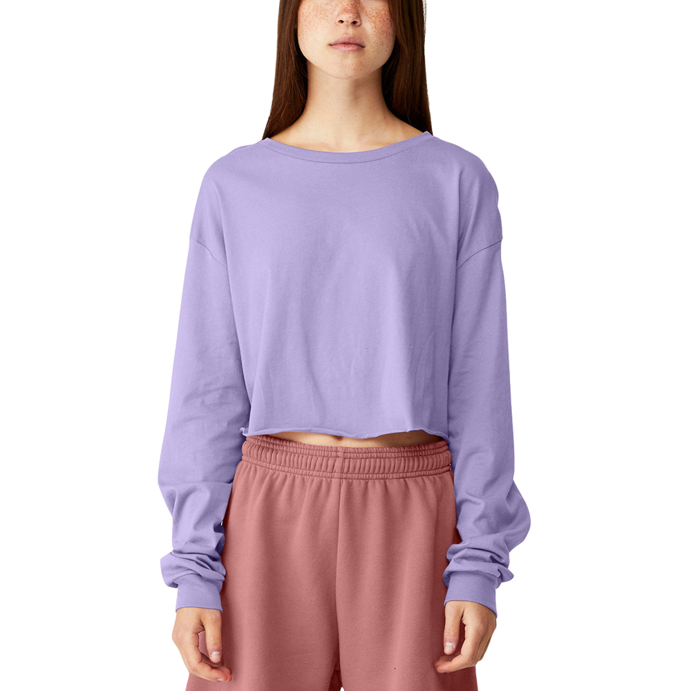 Picture of Bella Canvas Ladies' Cropped Long Sleeve Shirt